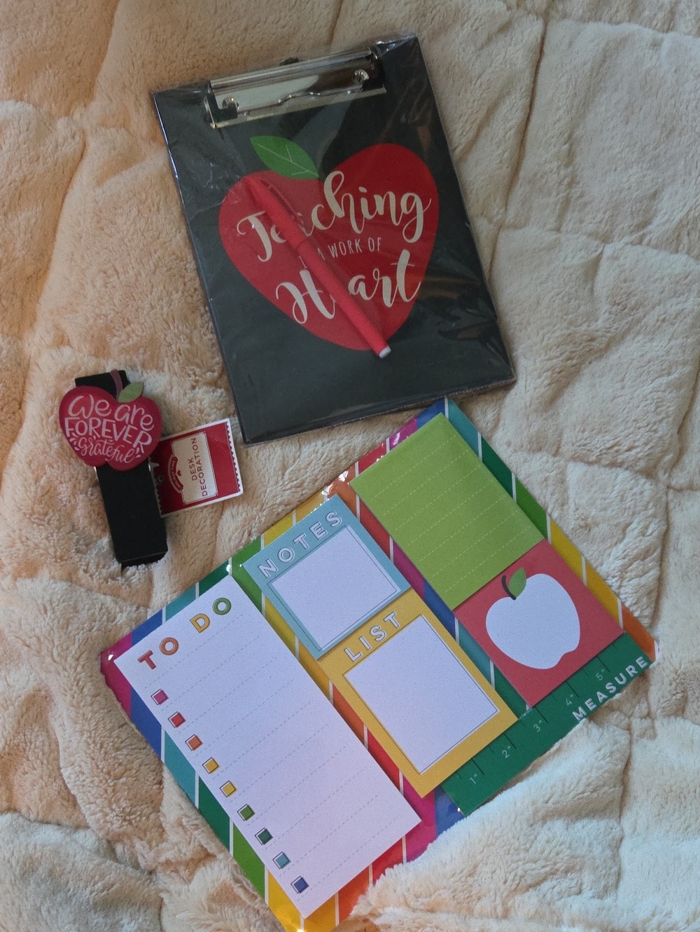 Desk Clipboard & Sticky Note Set -  Teacher